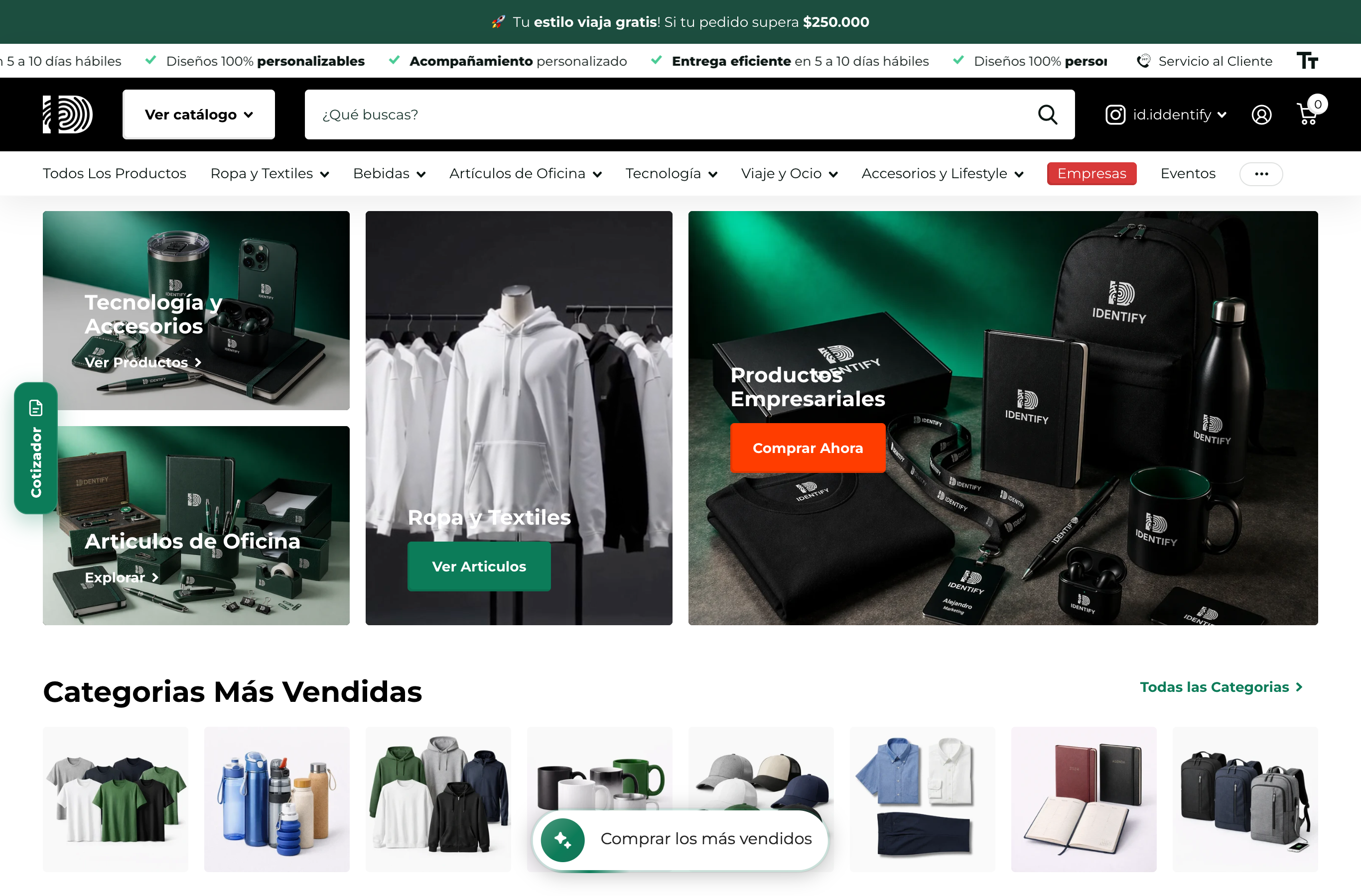 Sitio web de IDDENTIFY